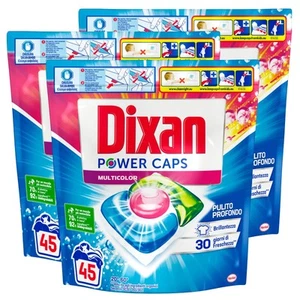 3x Dixan Power Caps Multicolor Detersivo in Capsule Pre-dosato per Lavatrice - Foto 1 di 3
