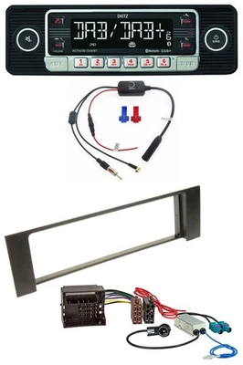 Dietz MP3 DAB Bluetooth USB Autoradio für Audi A4 B6 00-04 Quadlock Doppel Fakra - Bild 1 von 4