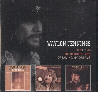 Waylon Jennings - This Time / The Ramblin' Man / Dreaming My Dreams 2CD - Image 1 of 2