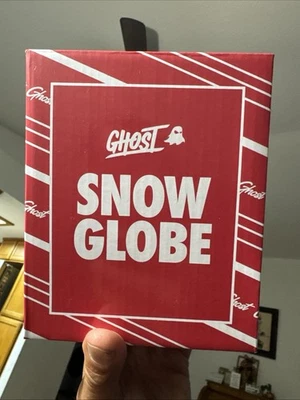 RARE GHOST ENERGY HOLIDAY SNOW GLOBE CHRISTMAS LIMITED EDITION LIFESTYLE DRINK - Image 1 of 3