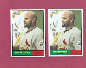 2010 TOPPS HERITAGE ALBERT PUJOLS CARD #1 LOT ST. LOUIS CARDINALS - Picture 1 of 1