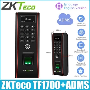 ZKTeco TF1700 ADMS TCP/IP Sistema di controllo accessi porta impronte digitali presenza temporale - Foto 1 di 9
