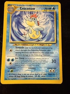 Croconaw 32/111 Neo Genesis-Unlimited Edition Regular - Picture 1 of 2