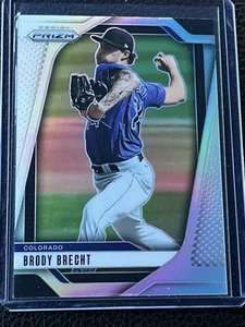 2025 Panini Prizm Silver Prizm #235 Brody Brecht - Colorado Rockies - Picture 1 of 6