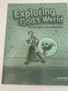 Abeka Exploring God’s World 3 Answer Key to Text Questions Science Grade 3 - Imagen 1 de 4