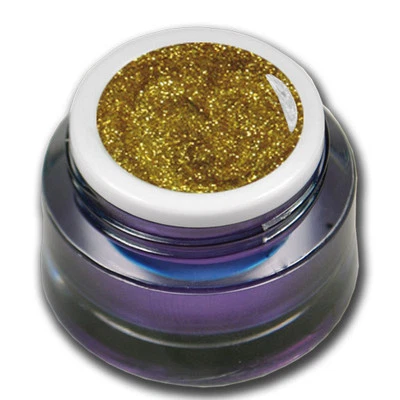 Farbgel Glitter Gold Glitzer Glittergel LED UV-Gel French Nail Art Design Nagel - Bild 1 von 2