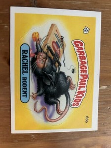 1985 GPK Garbage Pail Kids #66B RACHEL RODENT