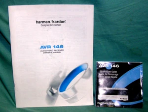 harman/kardon AVR 146 Audio/Video Receiver Manual w/ Quick- Start Guide - Picture 1 of 10