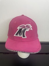 Fort Myers Miracle MiLB New Era 9FIFTY Snapback Cap Pink Rare Zebra Stripe Brim