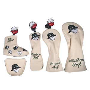 Malbon Golf Club Cover Driver Fairway Wood Hybrid Ut Putter Mallet Headcover