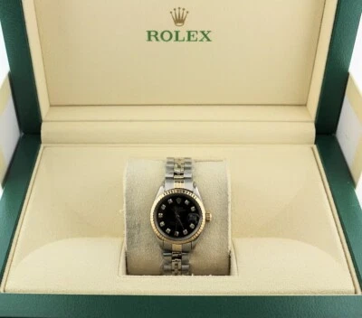 Rolex Datejust 6917 Diamante Negro TT Jubilee Sin Papeles 26mm Foto 1 de 4