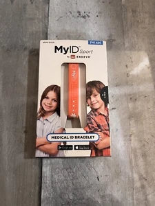 My ID SPORT medizinisches Armband lachsweißer Borte von Endevr Kind wasserdicht - Bild 1 von 3