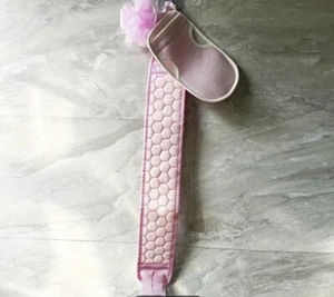 Back Scrubber Bath Shower Strap Loofah Spa Skin Sponge Body Exfoliating Mitt. - Picture 1 of 2