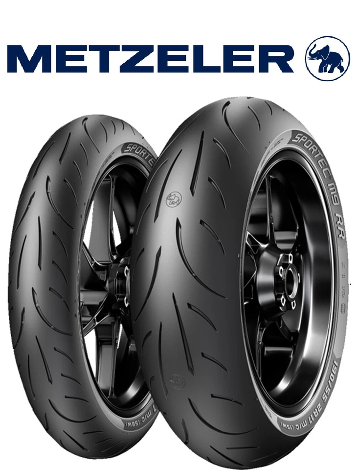 JUEGO NEUMÁTICOS METZELER SPORTEC M9 120/70ZR17 & 190/50ZR17 YAMAHA DUCATI APRILIA Foto 1 de 2
