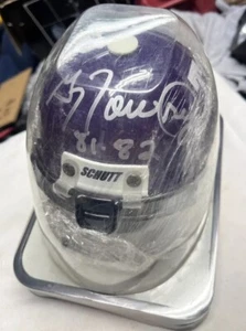 COLLEGE FOOTBALL GREG CITIESEND #93 SIGNIERTER HELM NCAA TCU GEHÖRNTE FRÖSCHE RAIDERS - Bild 1 von 13
