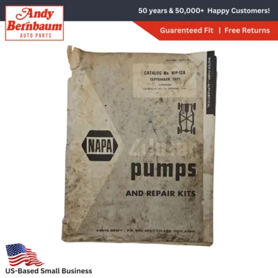 1971 Chevrolet Ford Chrysler AMC Buick Nappa Acqua Pompe E Riparazione Kit - Immagine 1 di 4