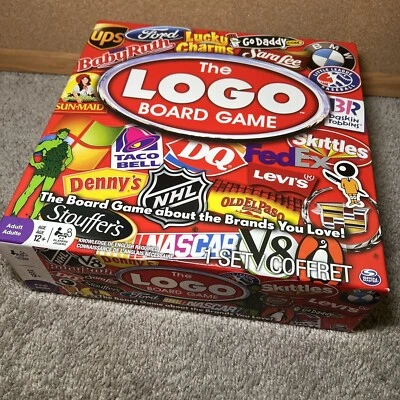 The Logo Board Game Spinmasters 2-6 Players Ages 12+ English Cards COMPLETE - Image 1 of 4
