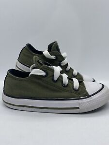 Converse All Star 761949F Lace Up Sneakers Toddler Infant SIZE 7 Green Shoes