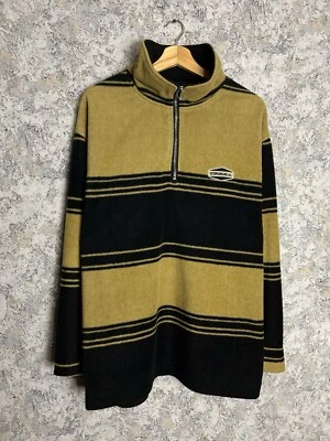 Chaqueta de Colección O’Neill Polar Logo 1/4 Cremallera Suéter Y2K Talla L Foto 1 de 4