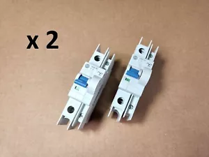 Quantità (x2) / NUOVO AB 1489-M1C010 Interruttore 1A con 1489-AMRA3 Aux. Contatto - Foto 1 di 4