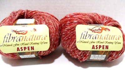 Fibra Natura ASPEN 75% SuperWash Merino 25% Cotton Knitting Yarn X 2 - Image 1 of 4