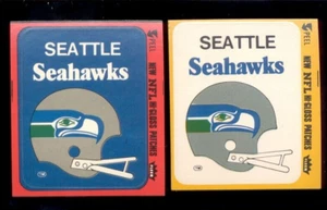 Juego de pegatinas de casco y logotipo Fleer Action Seattle Seahawks 1980 - Imagen 1 de 1