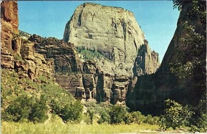 Great White Throne Zion National Park Utah Postcard 1958 Posted - Picture 1 of 2
