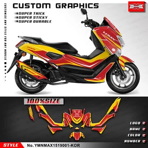 Sticker Sheet Adhesive Decals for Yamaha NMAX 125 155 2015 2016 2017 2018 2019 - Foto 1 di 8