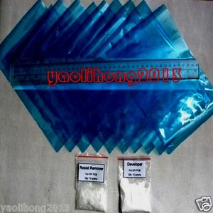 Photoresist Dry Film + developer + Resist Remover for DIY PCB Photo Etched PE @ - Afbeelding 1 van 1
