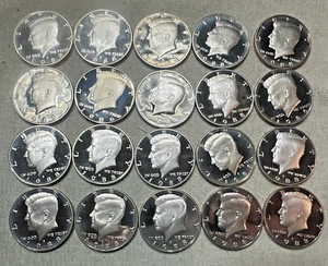 1988 S Proof Kennedy Proof Roll DCAM Gem 20 Coins straight from proof Set - Picture 1 of 3