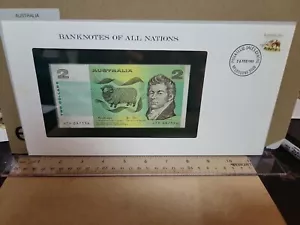 ๐ฆ๐บ Banknotes of all Nations Australia 2 Dollars P-46b 1979 UNC 011123-24 - Picture 1 of 4
