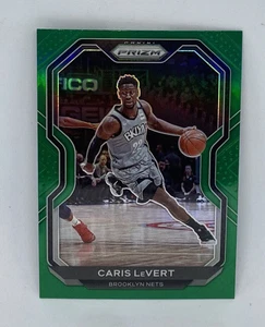Caris LeVert 2020-21 Prizm Panini Green REFTACTOR  #162 Brooklyn Nets - Picture 1 of 3