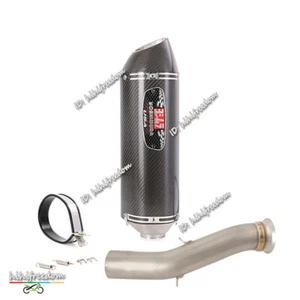 Deslizable para CFMOTO NK800 800NK escape fibra de carbono silenciador puntas titanio tubo medio - Imagen 1 de 11