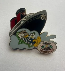 Disney Vacation Club Donald Duck Cruise Ship Pin DVC Donald Resting Drink Pin - Picture 1 of 3