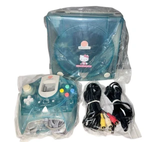 Sega Dreamcast Hello Kitty Blue Console HKT-3000 Japan Limited Edition Rare - Picture 1 of 9