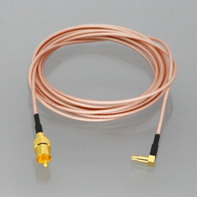 1~6M MCX Male Right Angle Lengthen to RCA Male Coaxial RG179 75Ω Cable HD-SDI 3G - Image 1 of 4