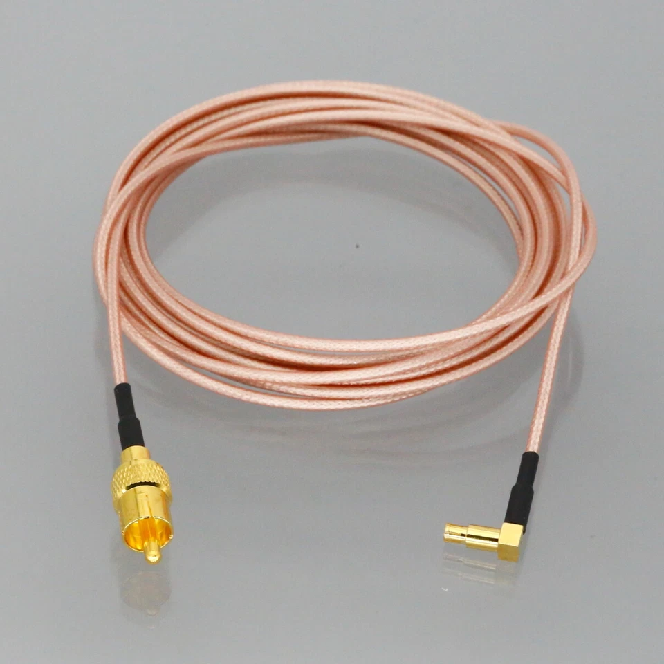 1~6M MCX Male Right Angle Lengthen to RCA Male Coaxial RG179 75Ω Cable HD-SDI 3G - Image 1 of 4