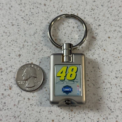 NASCAR Jimmie Johnson #48 USPS Postage Stamp Flashlight Keychain Key Ring 49813 - Image 1 of 2