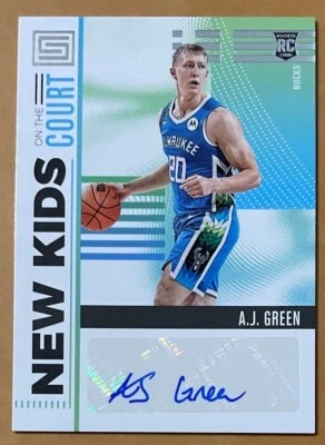 2022-23 Panini Chronicles Basketball A.J. Green RC New Kids on the Court Auto - Image 1 of 2