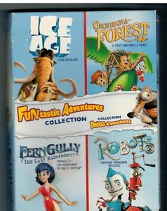 ice age once upon a forest ferngully the last rainforest robots 4-DISC DVD set - Picture 1 of 2