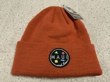 MAUI AND SONS Cuff Knit Red Beanie; NEW