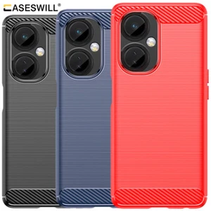 For OnePlus Nord 4 3 N30 N300 Slim Carbon Fiber Soft TPU Case+Screen Protector - Picture 1 of 31