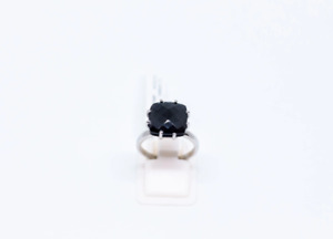 925 sterling silver Natural Black Onyx Gemstone ring birthday gift for women