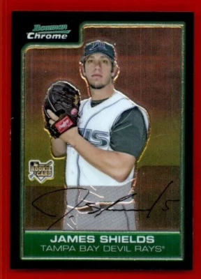 2006 Bowman Chrome Draft #54 James Shields RC. - Image 1 of 2
