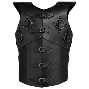 Medieval Knight Leather Cosplay Armor Costume Viking Larp Armour Warrior Chest - Picture 1 of 2