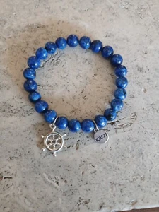 Bracciale Elasticizzato Effy Blu Lapislazzuli Unisex Vendita al dettaglio era $225 - Foto 1 di 6