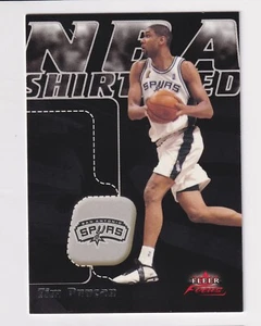2003-04 Fleer Focus NBA Shirtified NS25 Tim Duncan 523/750 San Antonio Spurs HOF - Bild 1 von 2