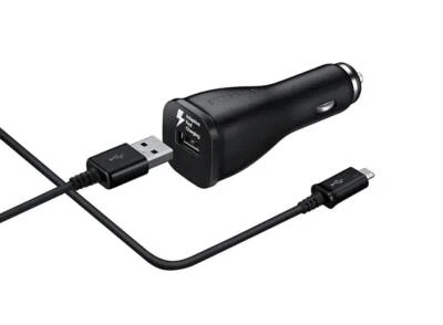 Samsung Car Charger for All Micro USB Devices - Non-Retail Packaging - Black - Image 1 of 4