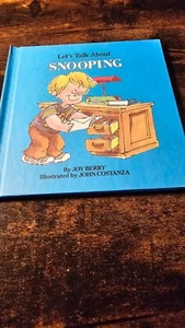 1982 Hard Cover Book By Joy Berry Let's Talk About Snooping VG - Picture 1 of 3