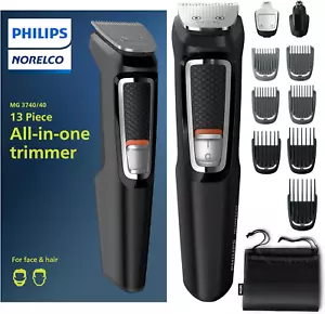 Multi Groomer All-In-One Trimmer Serie 3000-13 Pezzi Kit Toelettatura Uomo per Orso - Foto 1 di 12